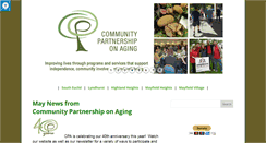 Desktop Screenshot of communitypartnershiponaging.org